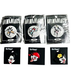 Animaniacs Pin Collection Yakko, Wakko and Dot 3 Metal 3 Rubber